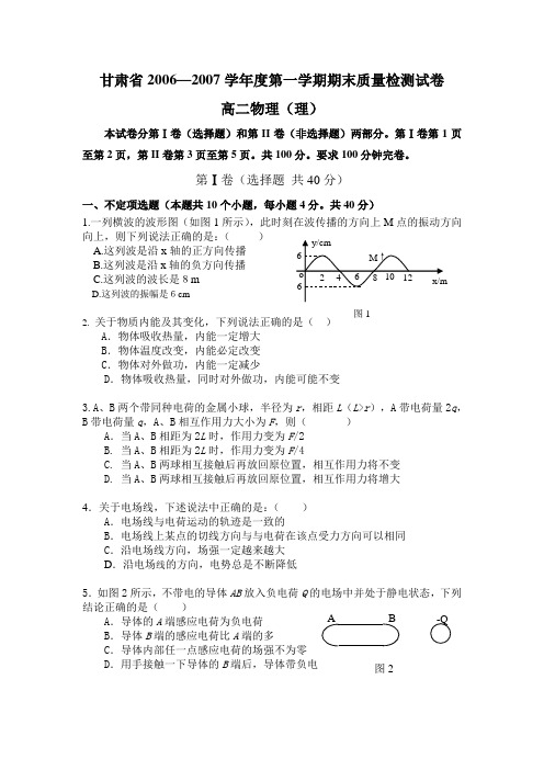 甘肃省2006