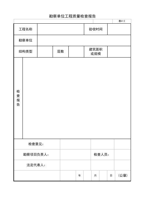 勘察单位工程质量检查报告_2