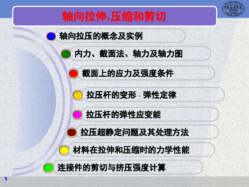 工程力学07轴向拉伸压缩和剪切