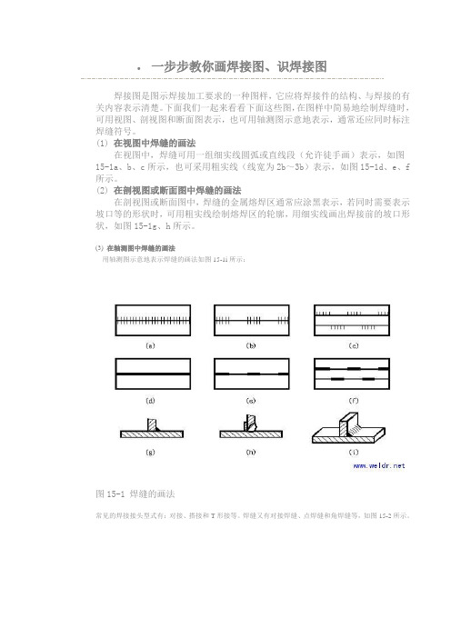 焊接简图