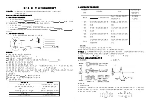 高三一轮复习神经调节学案