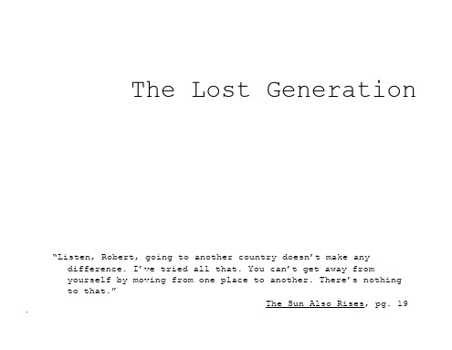 ppt-the-lost-generation