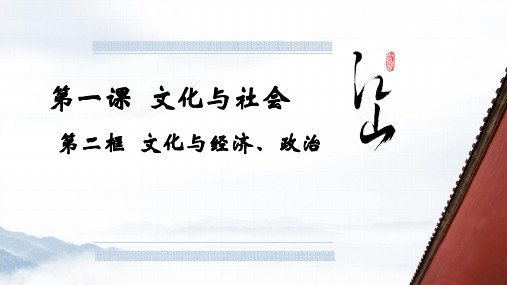 人教版高中政治必修三1.2 文化与经济、政治(共35张PPT)