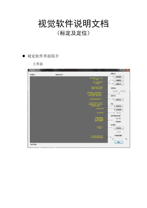 视觉软件说明文档