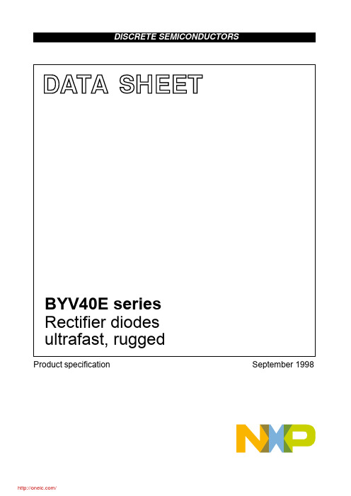 BYV40E-150,115;中文规格书,Datasheet资料