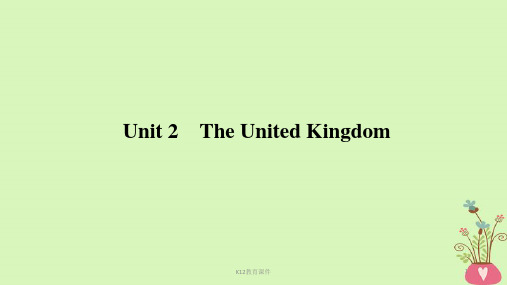 2019版高考英语一轮复习 第一部分 Unit 2 The United Kingdom