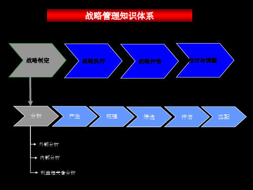 埃森哲战略管理知识体系(2)