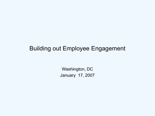 BuildingOutEmployeeEngagment打造员工敬业度(70页)