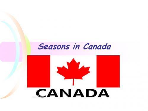 Seasons in Canada加拿大的四季