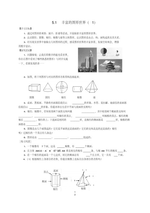 5.1丰富的图形世界(1)导学案