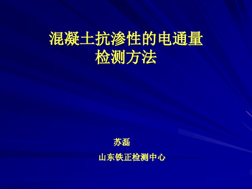 电通量检测方法