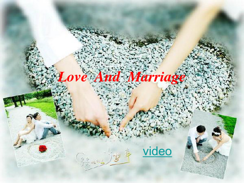 love and marriage