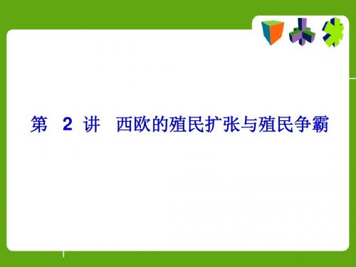 欧洲的殖民扩张上课专用
