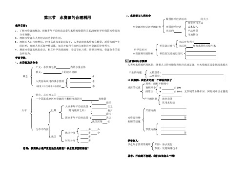 第三节水资源的合理利用(实用学案)