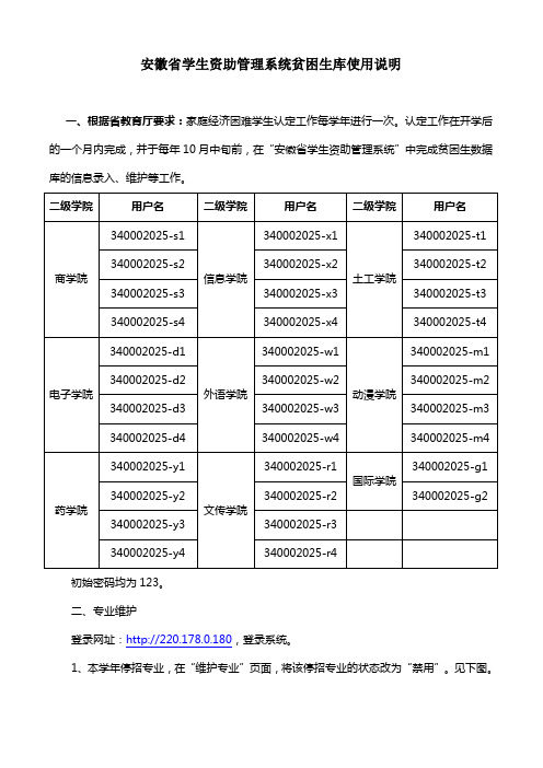 4-安徽省学生资助管理系统贫困生库使用说明