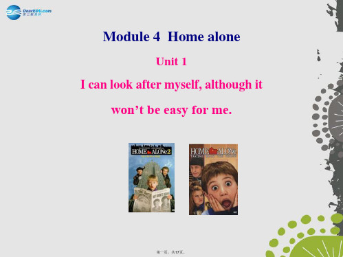九年级英语上册 Module 4 Home alone Unit 1 I can look afte