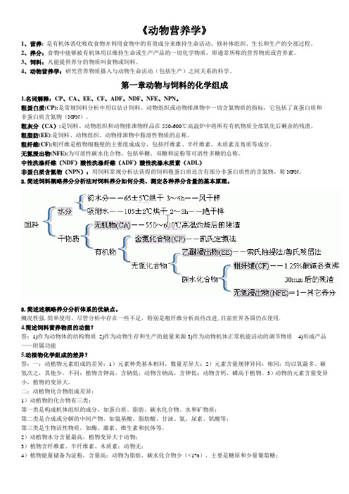 《动物营养学》