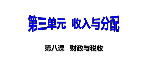 国家财政税收 PPT课件