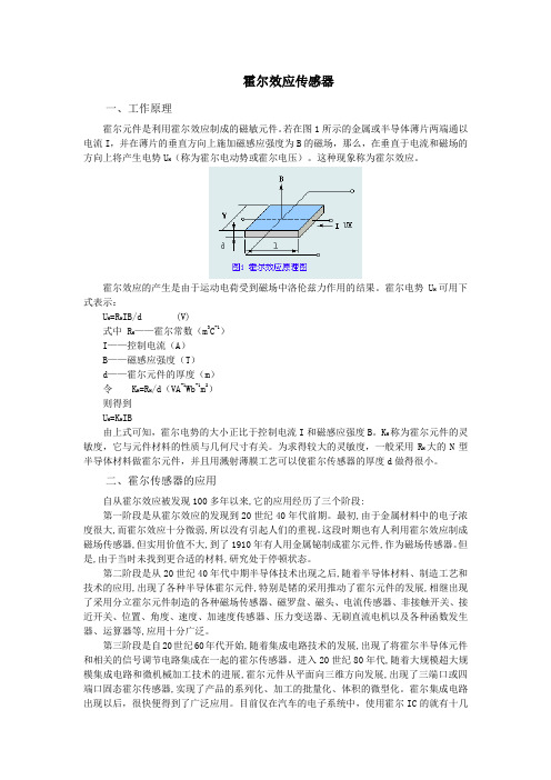 霍尔效应传感器