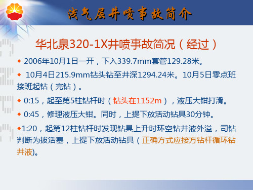 浅层气井喷失控事故案例分析(施琮桥2011.2.21安全经验分享)