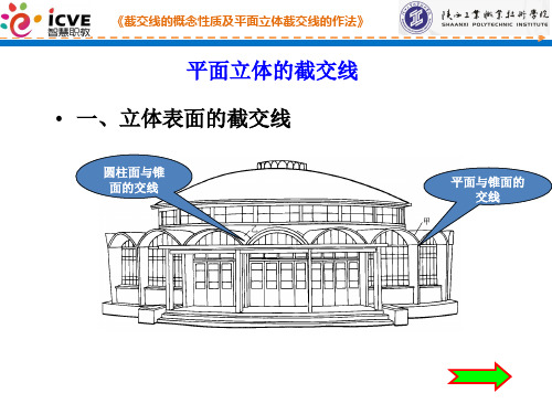 截交线的概念性质及平面立体截交线的作法.