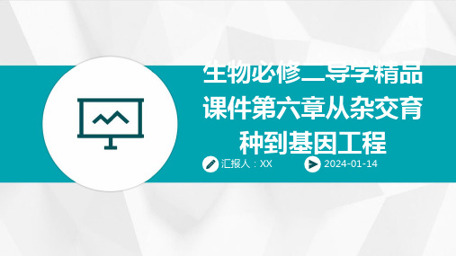 生物必修二导学精品课件第六章从杂交育种到基因工程