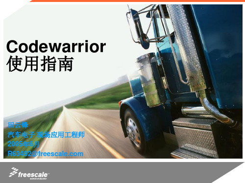 codewarrior使用指南