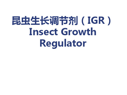 昆虫生长调节剂(IGR)