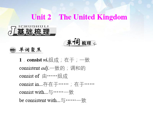 高考英语一轮复习 unit2 the united kingdom课件 新人教版必修5