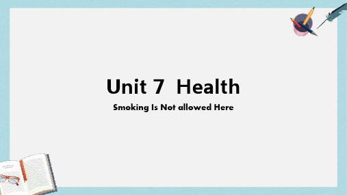 语文版中职英语(基础模块 下册)Unit 7《Health》ppt课件1