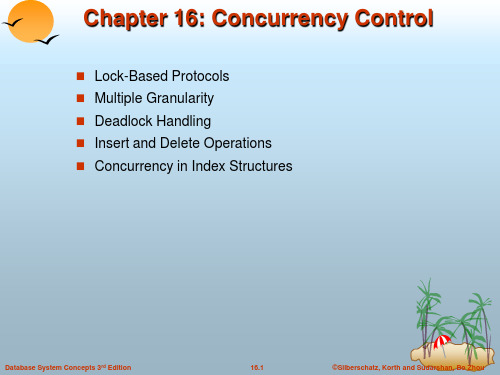 浙江大学数据库系统概念PPT第十六章-精品文档28页