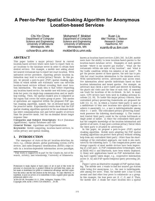 ACM-GIS%202006-A%20Peer-to-Peer%20Spatial%20Cloaking%20Algorithm%20for%20Anonymous%20Location-based%