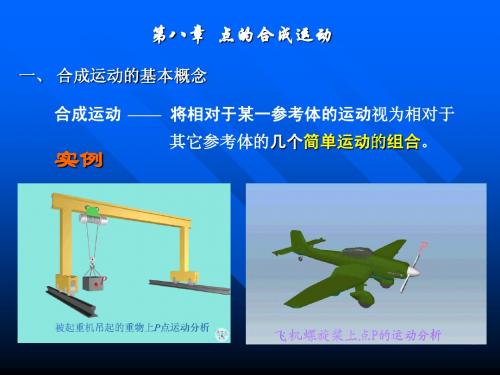 同济大学 理论力学  孙杰 第八章 点的合成运动  课件