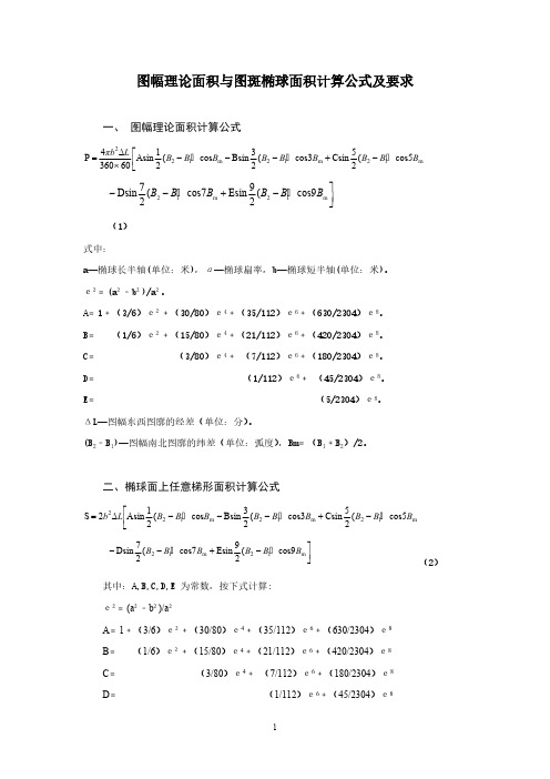 arcgis 椭球面积计算公式-推荐下载