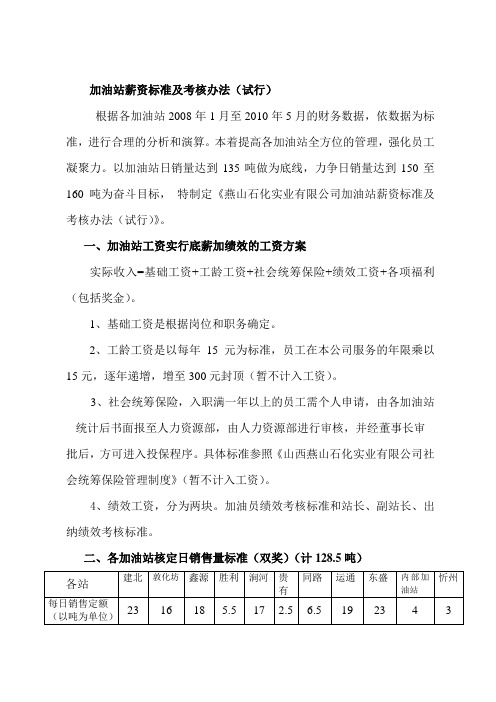 加油站薪资标准及考核办法.001