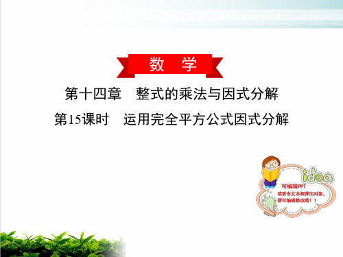 人教版初中数学《完全平方公式》精品系列