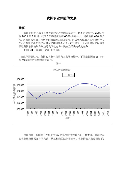 我国农业险的发展.doc