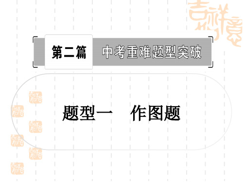 人教版初中毕业九年级中考物理 作业 第二篇 中考重难题型突破 题型一 作图题