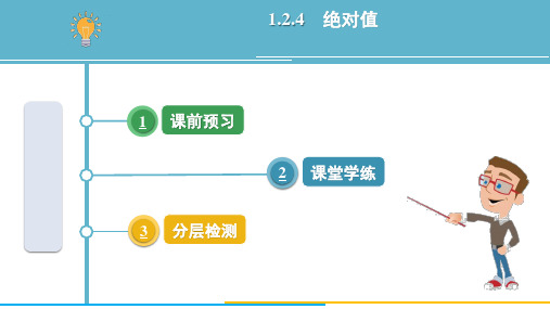 1.2.4 绝对值    课件  2024—2025学年人教版(2024)数学七年级上册