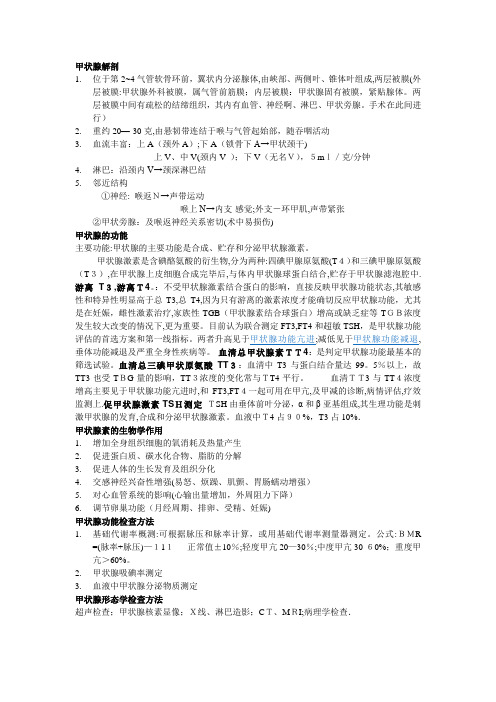 甲状腺护理查房【范本模板】
