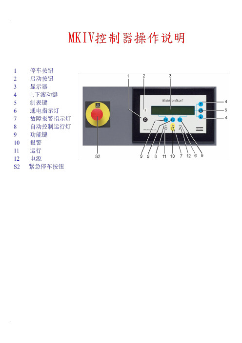 阿特拉斯空压机操作说明