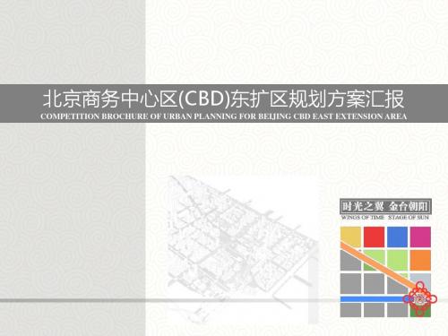 12 中规院：北京商务中心区(CBD)东扩区规划方案征集 