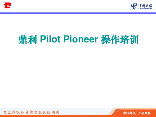 Pioneer操作培训-电信