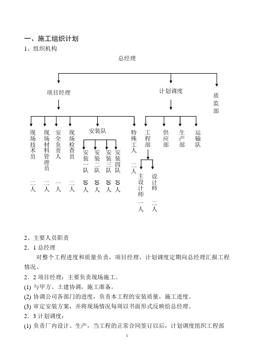 施工方案(油田)