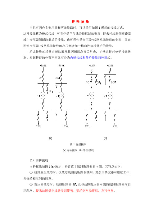 桥形接线——精选推荐