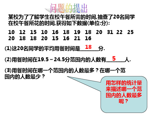 6.4频数与频率(1)