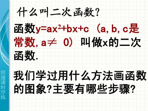 27.2.1抛物线y=ax2的图象和性质