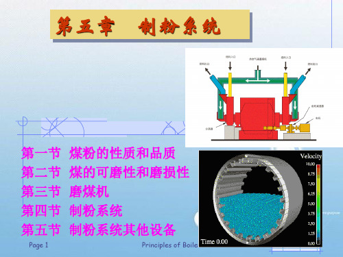 5-1煤粉的性质和煤的可磨性和磨损性解读