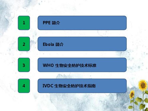Ebola实验室个人防护PPE文档ppt