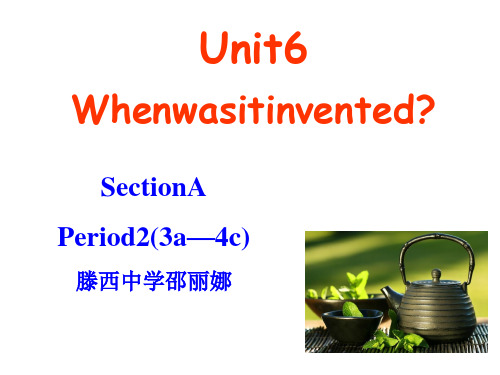 人教版九年级英语全册课件:unit6sectiona(3a—4c)